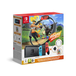 Nintendo Switch + Ring Fit Adventure console de jeux portables 6.2" 32Go Wifi Noir, Bleu, Rouge