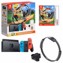 Nintendo Switch + Ring Fit Adventure console de jeux portables 6.2" 32 Go Wifi Noir, Bleu, Rouge - Vue supplémentaire 13