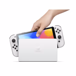 Nintendo Switch OLED Console Hybride Écran 7 Pouces 64 Go Blanc - Vue supplémentaire 10