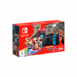 Nintendo Switch + Mario Kart 8 Deluxe + 3-Month Switch Online