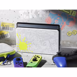 Nintendo Switch Oled Splatoon 3 Edition console de jeux portables 17,8 cm (7") 64 Go Écran tactile Wifi Multicolore - Vue supplémentaire 6