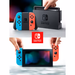 Nintendo Switch Console Portable Hybride 32 Go Écran 6,2 Pouces Bleu Rouge Gris - Vue supplémentaire 5
