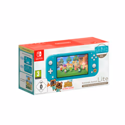 Nintendo Switch Lite, Nintendo Switch Lite, NVIDIA Custom Tegra, 768 MHz, Turquoise, Analogique/Numérique, Croix directionnel ...
