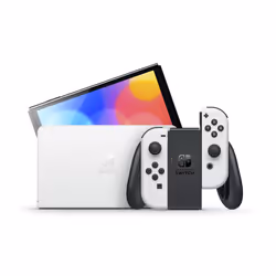 Nintendo Switch OLED (White) + Super Mario Bros. Wonder + Online Individual 12-Month console de jeux portables 17,8 cm (7") 64Go Écran tactile Wifi Blanc