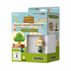 Nintendo Animal Crossing: Happy Home Designer + amiibo Isabelle, Nintendo 3DS, Des enfants aux adultes