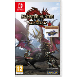 Nintendo Monster Hunter Rise + Sunbreak Standard+DLC Chinois simplifié, Chinois traditionnel, Allemand, Anglais, Espagnol, Français, Italien, Japonais, Coréen, Russe Nintendo Switch