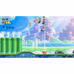 Nintendo Super Mario Bros. Wonder Standard Allemand, Néerlandais, Anglais, Espagnol, Français, Italien, Japonais, Coréen, Portugais, Russe Nintendo Switch