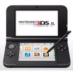 Nintendo 3DS XL, Nintendo 3DS, Noir, Bleu, 12,4 cm (4.88"), 800 x 240 pixels, 10,6 cm (4.18"), 320 x 240 pixels