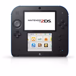 Nintendo 2DS console de jeux portables 7,67 cm (3.02") Écran tactile Wifi Noir, Bleu