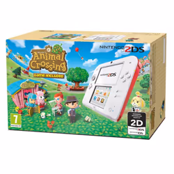 Nintendo 2DS, Pack Animal Crossing New Leaf, Nintendo 2DS, ARM11, PICA200, Rouge, Blanc, Analogique/Numérique, Croix directio ...