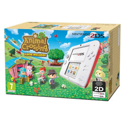Nintendo 2DS, Pack Animal Crossing New Leaf console de jeux portables 7,67 cm (3.02") Écran tactile Wifi Rouge, Blanc