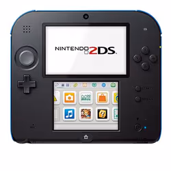 Nintendo 2DS + Mario Kart 7 console de jeux portables 8,97 cm (3.53") Écran tactile Noir, Bleu
