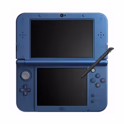 Nintendo New 3DS XL, New Nintendo 3DS XL, Bleu, Métallique, Analogique/Numérique, Touche Retour, Croix directionnelle, Bouton ...