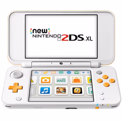 Nintendo New 2DS XL, New Nintendo 2DS XL, Orange, Blanc, Croix directionnelle, LCD, 12,4 cm (4.88"), 400 x 240 pixels
