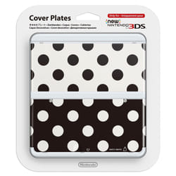 Nintendo New 3DS Cover 015 Housse Noir, Blanc