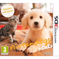 Nintendo Nintendogs + Cats Golden Retriever, Nintendo 3DS, Tout le monde, Support physique