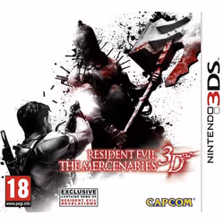 Capcom Resident Evil 3D: The Mercenaries, 3DS, Nintendo 3DS, Mode Multiplayer, M (Mature)