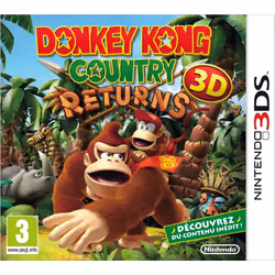 Nintendo Donkey Kong Country Returns 3D, Nintendo 3DS, Tout le monde, Support physique