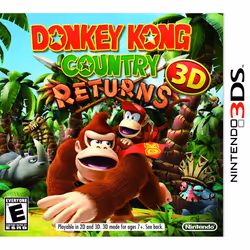 Nintendo Donkey Kong Country Returns 3D, 3DS, Nintendo 3DS, Tout le monde, Support physique