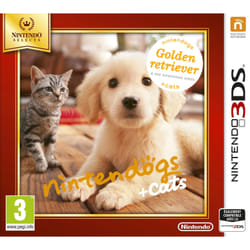 Nintendo Nintendogs + Cats Golden Retriever - Selects Sélectionne Allemand, Anglais, Espagnol, Français, Italien, Néerlandais, Portugais, Russe Nintendo 3DS
