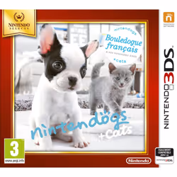 Nintendo Nintendogs + Cats: Bouledogue Français, 3DS, Nintendo 3DS, Tout le monde, Support physique