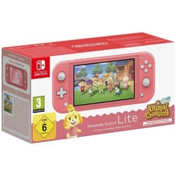 Nintendo Switch Lite Animal Crossing console de jeux portables 14 cm (5.5") 32 Go Écran tactile Wifi Corail
