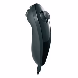Nintendo Nunchuk, Wii, Spéciale, Wii, Analogique, Avec fil, Noir