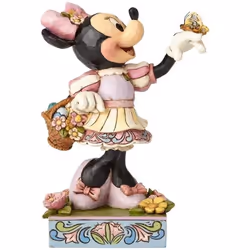 Figurine Disney - ENESCO - Minnie avec Panier Fleurs et Œufs de Pâques