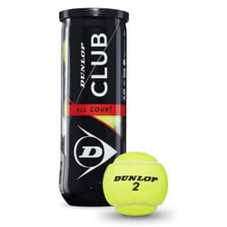 Tube de 3 balles de tennis Dunlop Club