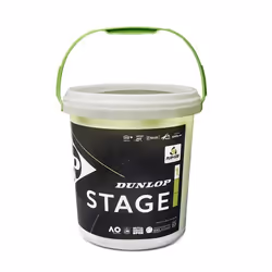 Lot de 60 balles de tennis Dunlop stage 1