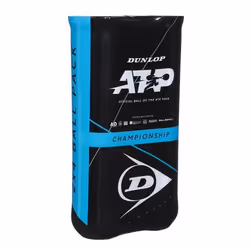 Lot de 2 tubes de 4 balles de tennis Dunlop atp championship