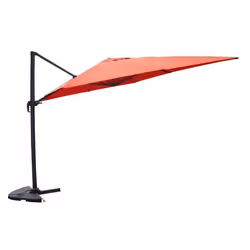 Parasol déporté et rotatif 3 x 4 m terracotta CESARE, Concept Usine