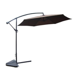 Parasol déporté diamètre 3m chocolat PORTICCIO, Concept Usine