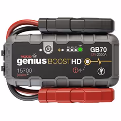 NOCO GB 70, Inversion de polarité, Piles fournies