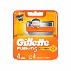 Gillette Fusion5 Power, Hommes, Gillette, Fusion5 Power, 4 pièce(s)