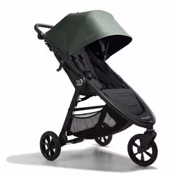 Baby Jogger city mini GT2, Ciel de lit, Poussette tout-terrain, unisexe, Roues creuses, Pliable, Vert