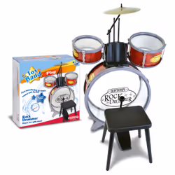 Bontempi Rock Drum Set with Stool - Vue supplémentaire 3