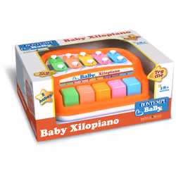 Bontempi Baby Xylopiano, Jouet musical, Xylophone, 1 an(s), Multicolore