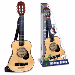 Bontempi Guitare En Bois 75 Cm Avec Sacoche Et Bandoulière