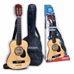 Bontempi 21 7531 guitare Guitare acoustique Classique 6 cordes Noir, Bois