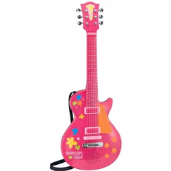 Guitare électronique - BONTEMPI - Rock - Fille - Enfant - Rose - Pile - Instrument de musique