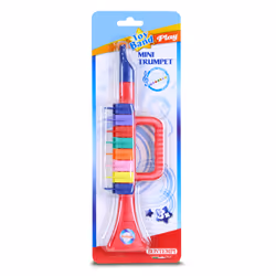 Bontempi Mini Trumpet, Instrument de musique jouet, Trompette, 3 an(s), Multicolore