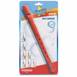 Bontempi Recorder baroque fingering, Instrument de musique jouet, Enregistreur, 6 an(s), Rouge