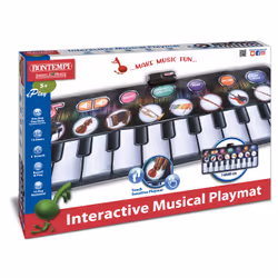 Bontempi Interactive Musical Playmat, Jouet musical, 5 an(s), AA, Multicolore
