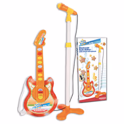 Bontempi Baby Rock Guitar, Ensemble de jouets de musique, Guitare, 3 an(s), AA, 490 g, Multicolore