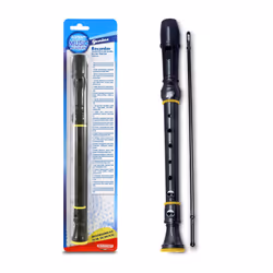 Bontempi Recorder Baroque fingering, Jouet musical, Enregistreur, 6 an(s), Noir