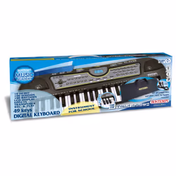 Bontempi Digital Keyboard with 49 midi size keys, Instrument de musique jouet, Clavier MIDI, 5 an(s), AA, Multicolore