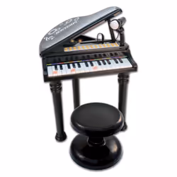Bontempi Electronic Grand Piano with stool and microphone