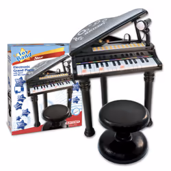 Bontempi Electronic Grand Piano with stool and microphone