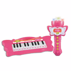 Bontempi Mini Keyboard and Karaoke Microphone